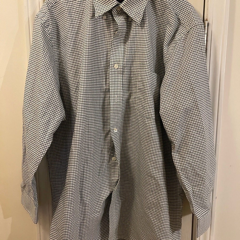 Saddlebred multicolored Checkered Button Down Shirt